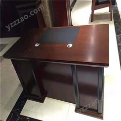 天津办公家具 定制实木办公桌 木皮桌 喷漆实木桌 旭峰家具
