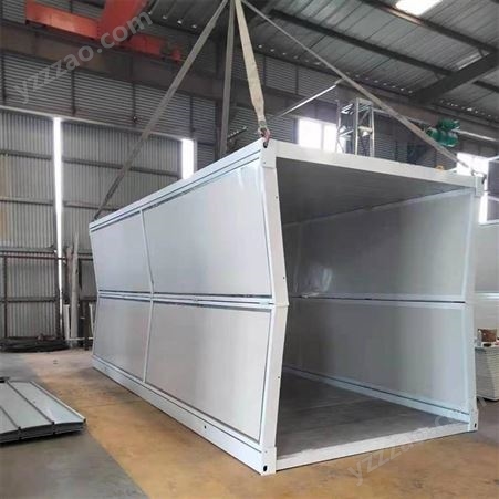 天水折叠集装箱 可移动活动房 折叠彩钢房 中创智领定制