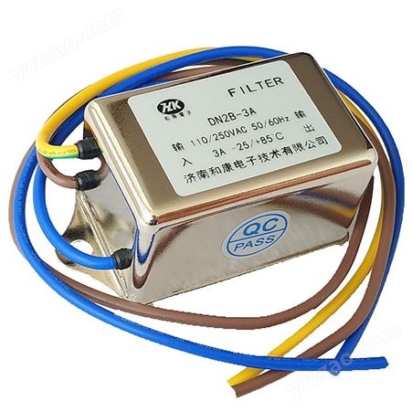 广东深圳EMI电源滤波器选型价格DN2BC-10A交流单相220V电源一级两级滤波净化HK和康电子全新