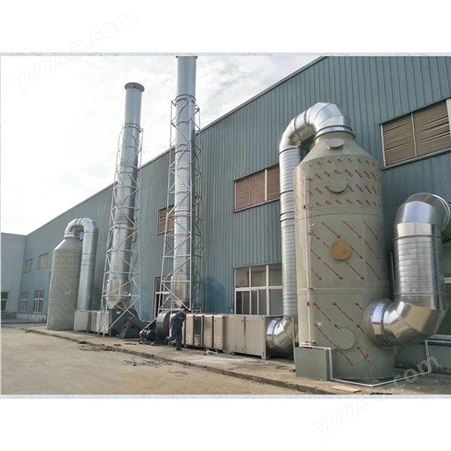 废气处理设备 碳钢喷淋塔 水洗塔 净化设备机 废气设备厂家定制