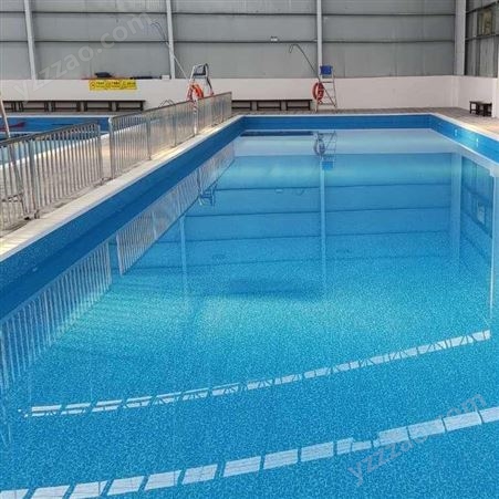 小豆米钢结构游泳池 可拆装可移动泳池设备 拼装式钢架构泳池