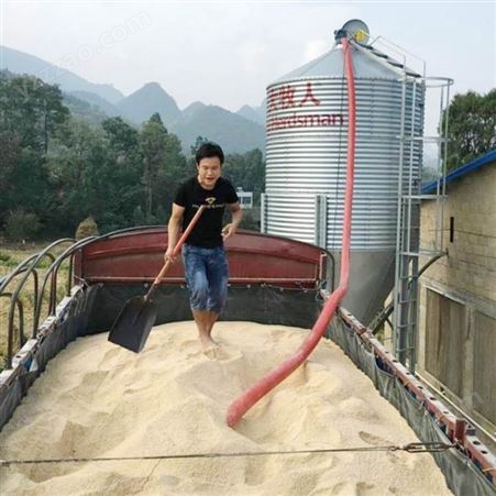 玉米小麦吸粮机 防冻牛筋管吸粮机 车挂式颗粒饲料上料机