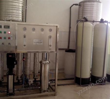1t/h纯水机 小型净水处理设备 工业RO反渗透系统
