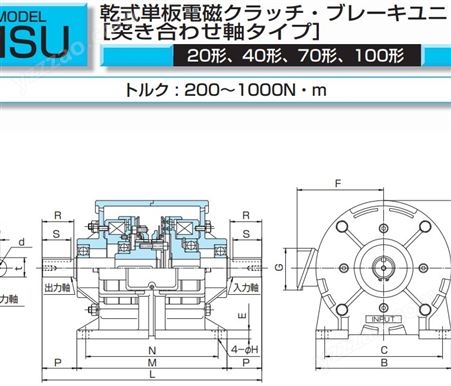 小仓刹车器-MSU干式单板电磁离合-刹车器