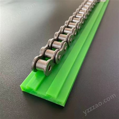 聚乙烯链条导轨 12a双排u型导轨 输送环形导轨 塑料滑块导向件耐磨条