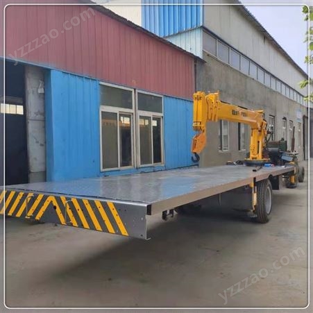 集装箱运输用拖拉机平板运输吊车 8吨16米拖拉机运输吊车价格