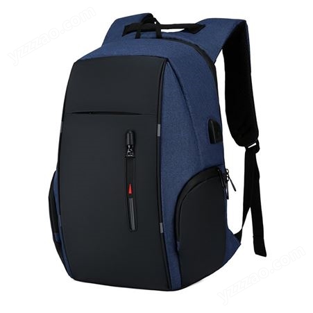 男士商务包笔记 电脑包 多功能USB背包大容量双肩包可印logo