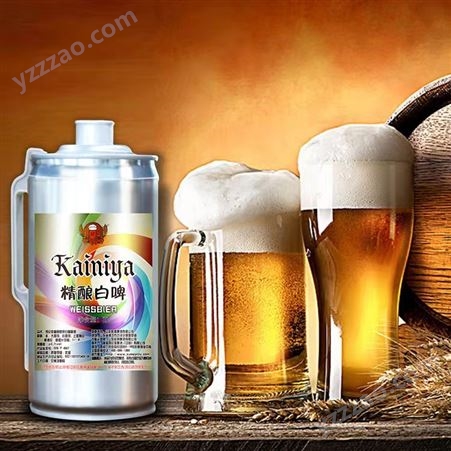 凯尼亚 原浆桶装啤酒招商  1升 2升 5升精酿白啤加盟