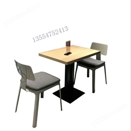 众美德供应茶餐厅4人位餐桌西餐厅实木桌椅JJ-120主题餐厅简约靠墙卡座沙发厂家