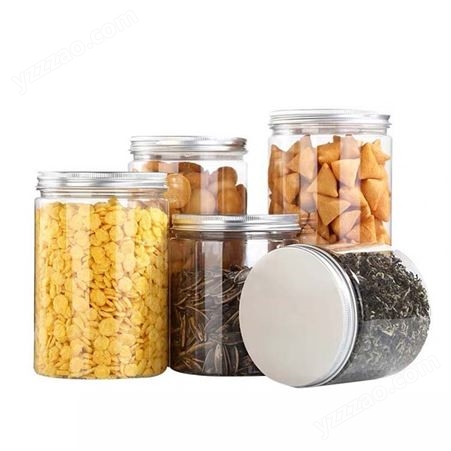 食品罐 PET密封储物罐 零食干果PET罐 设计定制
