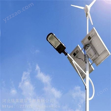 英光風光互補太陽能路燈8米10米新農村山村風能風力發電