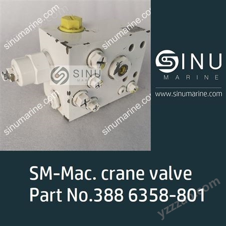 Sinumarine Mac. crane valve 388 6358-801 克令吊液压阀