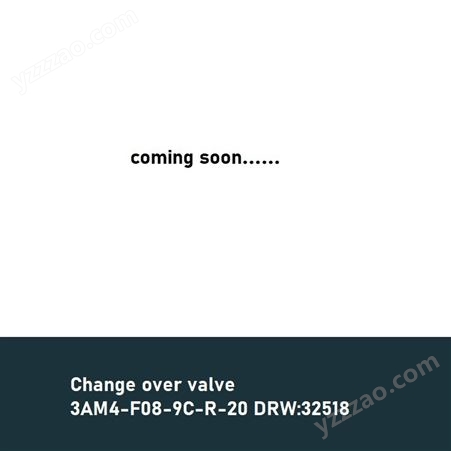 change over valve 3AM4-F08-9C-R-20 DRW-32518转换阀