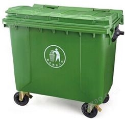 博新批发直销660L全新聚乙烯料垃圾车 大容量塑料垃圾车生产 塑料环卫垃圾桶LJT-660LA