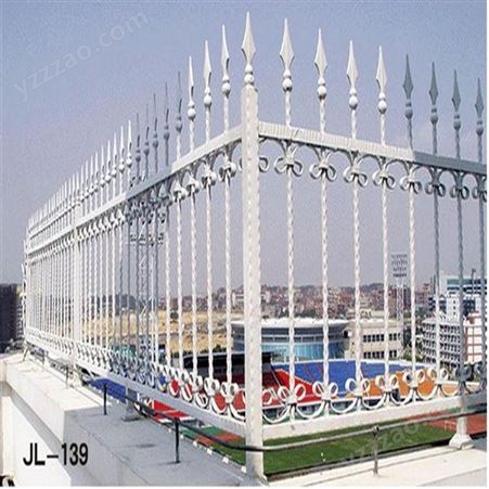 杭州铁艺围墙护栏 国一交通 实体铁艺护栏厂家型号GY齐全