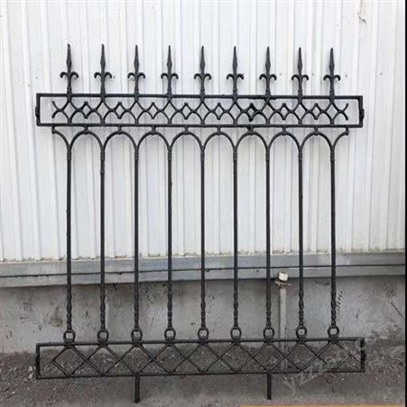 国一 厂家专业生产生 铸铁围墙护栏 围墙栏杆锌钢栅栏质量好价格底