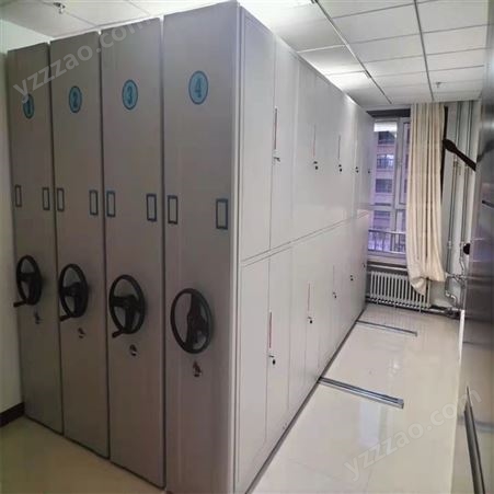档案室智能型密集柜操作简单六层双柱式密集架
