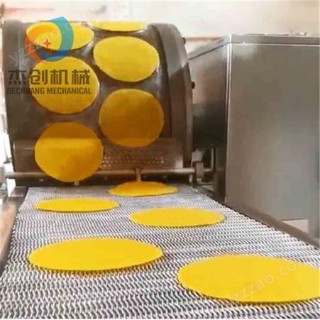 代替人工春卷皮成型机 多功能蛋皮机生产线 连续式烤鸭饼机
