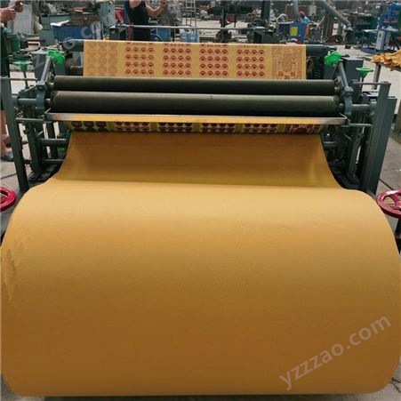 旭豪机械 全自动多辊多层印刷机 粗纹黄表纸压花机