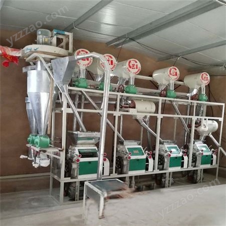 面粉厂大型杂粮加工设备 中之原 150吨面粉机 操作简单 安装方便