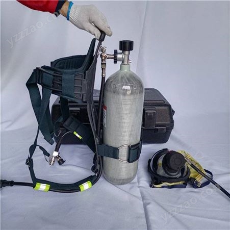 碳纤维气瓶配件便携式防毒面罩6.8L碳纤维瓶