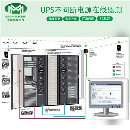 曼尼威斯  ups不间断电源 收银机电脑监控在线式后备用应急UPS