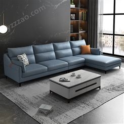 科技布沙发北欧现代客厅大小户型创意贵妃转角组合乳胶沙发