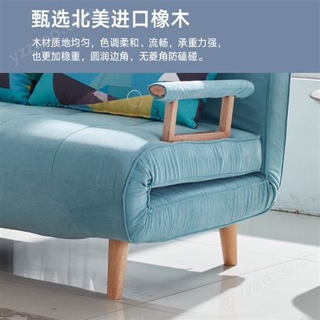 沙发床两用可折叠客厅多功能小户型布艺可以当床榻榻米地板床