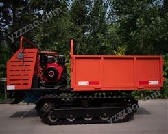 履带式搬运自卸车不锈钢制履带运输车爬坡能力强果园管理机