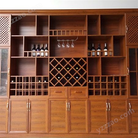 惠州个性化全铝酒柜 现代简约风全铝酒柜 家具来图定制