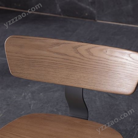 搏德森北欧实木餐椅酒店家用日式餐厅白蜡木椅子设计师茶餐厅奶茶厅椅子