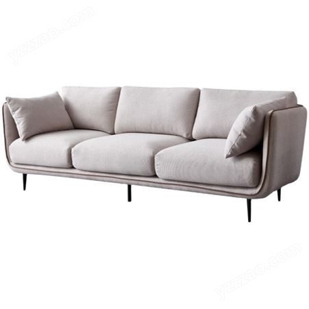 搏德森意式布艺沙发客厅转角整装组合简约现代小户型科技布乳胶布沙发