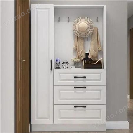 衣帽柜 轻奢衣帽间 大容量整墙衣帽架 卧室整体组装衣柜