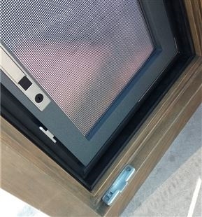 天津滨海新区（开发区）鲁班98系列防盗系统铝包木一体窗