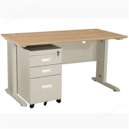 供应加厚钢制办公桌 职员电脑桌 适合单人 带锁抽屉 可定制